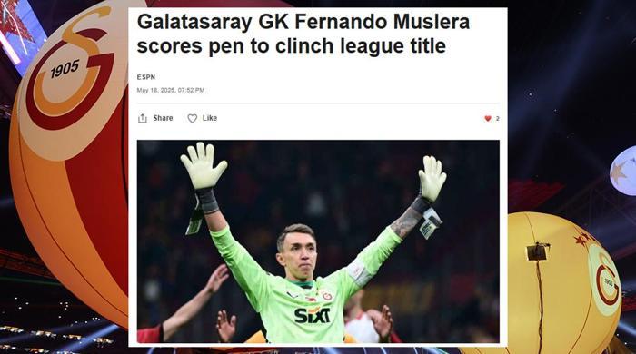 Galatasaray'ın şampiyonluğu Avrupa basınında! Muslera'nın penaltısı büyük dikkat çekti 30 Galatasaray'ın şampiyonluğu Avrupa basınında! Muslera'nın penaltısı büyük dikkat çekti- Futbol
