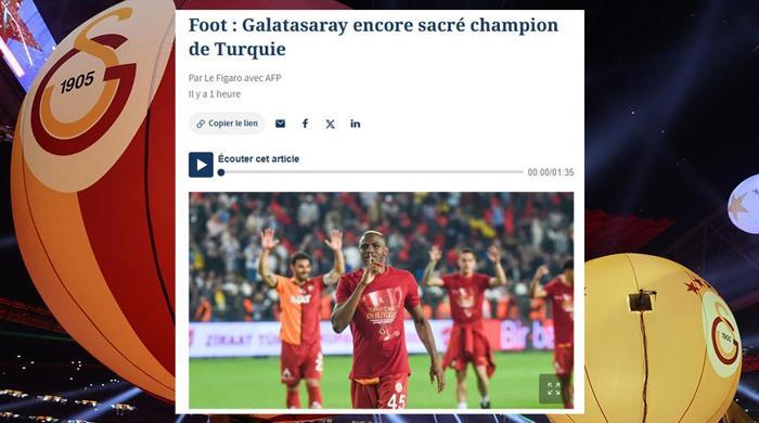Galatasaray'ın şampiyonluğu Avrupa basınında! Muslera'nın penaltısı büyük dikkat çekti 31 Galatasaray'ın şampiyonluğu Avrupa basınında! Muslera'nın penaltısı büyük dikkat çekti- Futbol