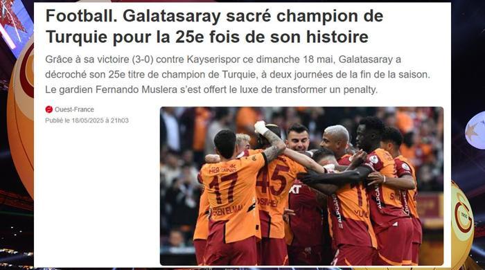 Galatasaray'ın şampiyonluğu Avrupa basınında! Muslera'nın penaltısı büyük dikkat çekti 32 Galatasaray'ın şampiyonluğu Avrupa basınında! Muslera'nın penaltısı büyük dikkat çekti- Futbol