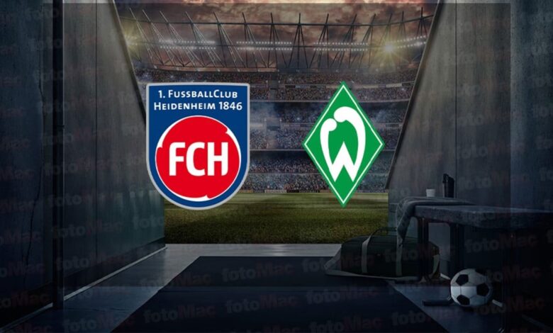 Heidenheim - Werder Bremen maçı ne zaman, saat kaçta ve hangi kanalda canlı yayınlanacak? | Almanya Bundesliga 11 Heidenheim - Werder Bremen maçı ne zaman, saat kaçta ve hangi kanalda canlı yayınlanacak? | Almanya Bundesliga- Futbol