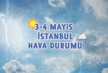 İstanbul hafta sonu hava durumu | Hafta sonu hava nasıl olacak, yağmur yağacak mı? 3 - 4 Mayıs- Diğer Haberler