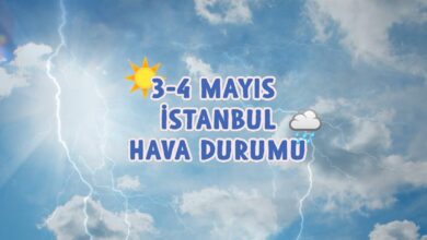 İstanbul hafta sonu hava durumu | Hafta sonu hava nasıl olacak, yağmur yağacak mı? 3 - 4 Mayıs- Diğer Haberler