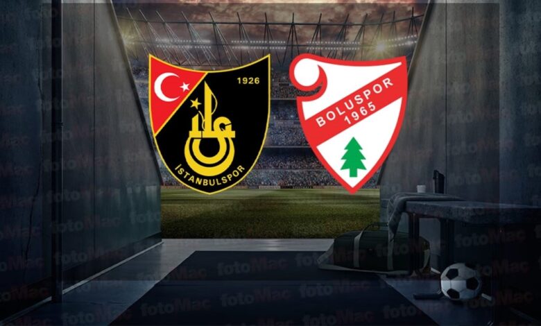 İstanbulspor-Boluspor MAÇI CANLI İZLE | Uğur Okulları İstanbulspor-Geosis Boluspor play-off maçı saat kaçta ve hangi kanalda?- Ligler