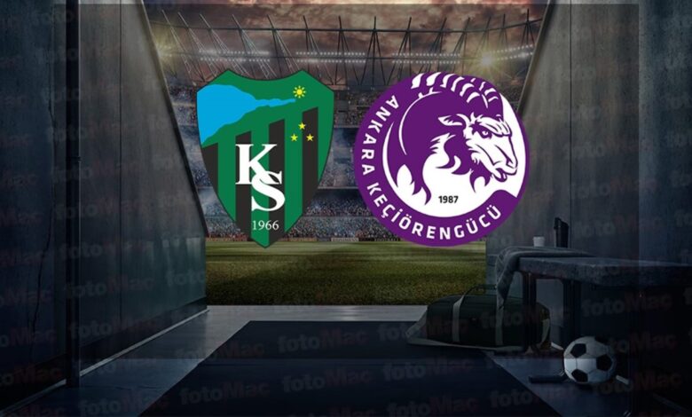 Kocaelispor-Emre Gökdemir İnşaat Ankara Keçiörengücü maçı ne zaman? Saat kaçta, hangi kanalda canlı yayınlanacak? | Trendyol 1. Lig- Futbol