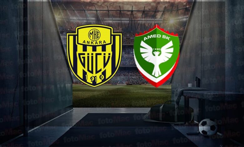 MKE Ankaragücü-Amed SK maçı ne zaman? Saat kaçta, hangi kanalda canlı yayınlanacak? | Trendyol 1. Lig- Futbol