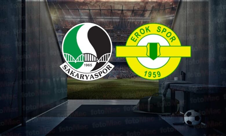 Sakaryaspor-Esenler Erokspor maçı ne zaman? Saat kaçta, hangi kanalda canlı yayınlanacak? | Trendyol 1. Lig 11 Sakaryaspor-Esenler Erokspor maçı ne zaman? Saat kaçta, hangi kanalda canlı yayınlanacak? | Trendyol 1. Lig- Diğer Haberler