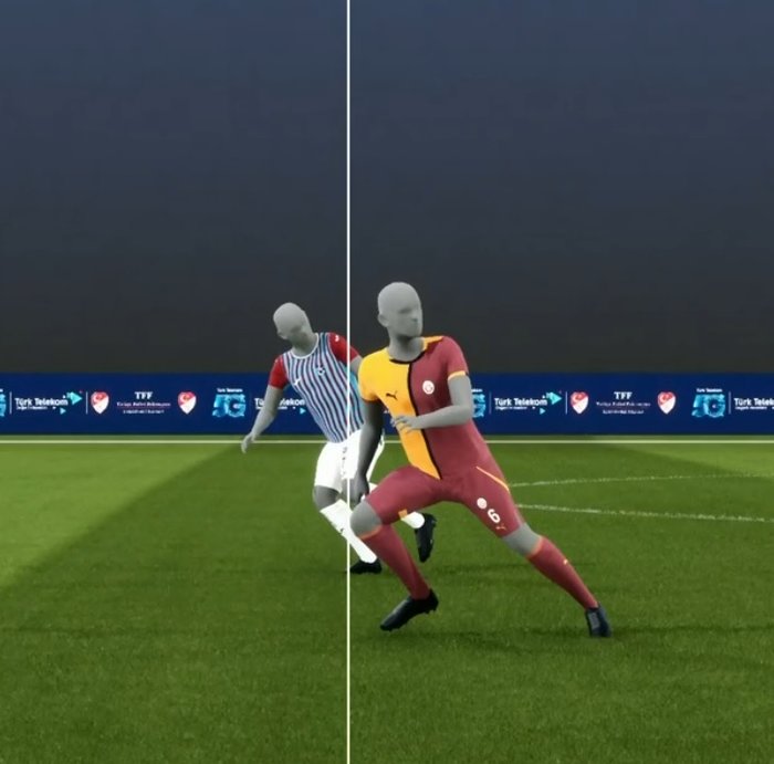Trabzonspor-Galatasaray derbisinde çok konuşulacak pozisyon!- Futbol
