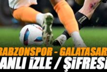 Trabzonspor - Galatasaray maçı canlı izle | TS GS maçı şifresiz izle (Süper Lig 35. hafta maç yayını)- İtalya Serie A