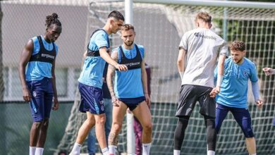 Trabzonspor hazırlıklarına devam etti- Beşiktaş