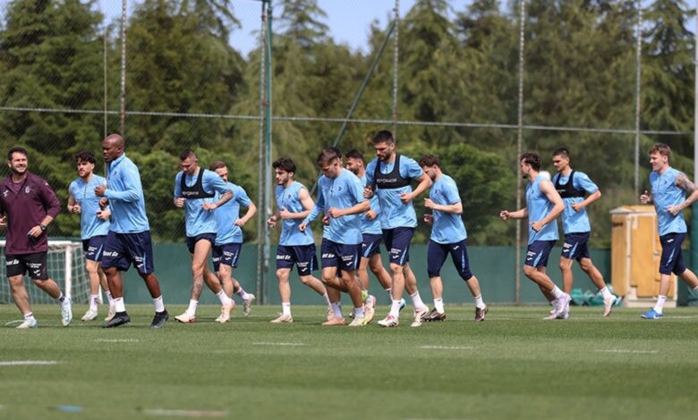 Trabzonspor'da Reeder Samsunspor maçı hazırlıkları devam ediyor- Fenerbahçe