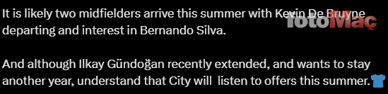 TRANSFER HABERİ - İlkay Gündoğan için Galatasaray umudu! Manchester City'den beklenmedik karar- Futbol