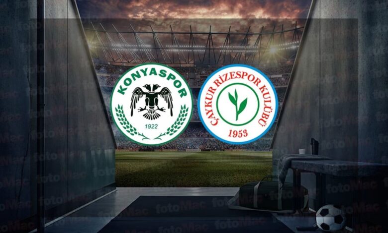 TÜMOSAN Konyaspor-Çaykur Rizespor maçı CANLI (Trendyol Süper Lig) 11 TÜMOSAN Konyaspor-Çaykur Rizespor maçı CANLI (Trendyol Süper Lig)- Futbol