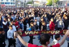 Vanspor taraftarının galibiyet coşkusu- Ligler