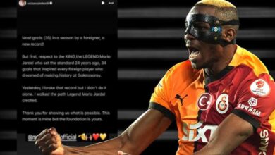 Victor Osimhen'den Mario Jardel paylaşımı! 'Açtığı yolda yürüdüm'- Gol
