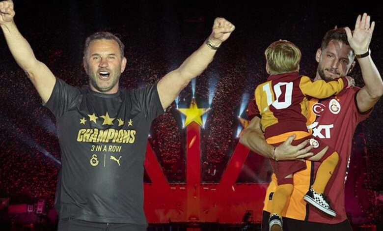Yenikapı'da Galatasaray kupasına kavuştu! 25. şampiyonluk coşkuyla kutlandı 25 Yenikapı'da Galatasaray kupasına kavuştu! 25. şampiyonluk coşkuyla kutlandı- Futbol