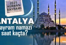 Antalya bayram namazı saat kaçta? | 2025 Diyanet Antalya Kurban Bayramı namaz saatleri- Futbol