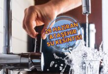 Ataşehir su kesintisi - İSKİ sular ne zaman gelecek? (26 Haziran 2025)- Fenerbahçe