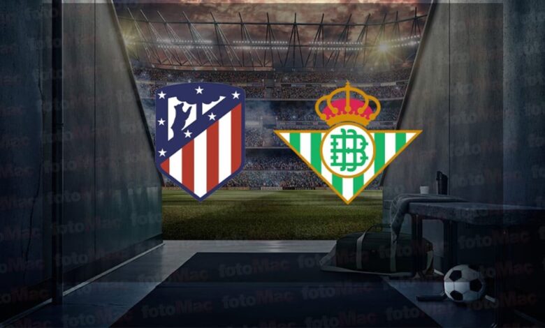 Atletico Madrid - Real Betis maçı ne zaman? Saat kaçta ve hangi kanalda canlı yayınlanacak? | İspanya La Liga 11 Atletico Madrid - Real Betis maçı ne zaman? Saat kaçta ve hangi kanalda canlı yayınlanacak? | İspanya La Liga- Futbol