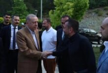 Başkan Erdoğan ile Ertuğrul Doğan bayramlaştı- Trabzonspor