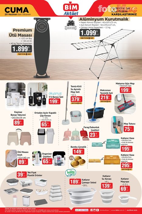Bim 20 Haziran aktüel ürünler | Bim'de bu Cuma indirimli ürünler kataloğu- Diğer Haberler