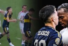 Boca Juniors - Benfica maçında sinirler gerildi! Kerem Aktüroğlu daha fazla dayanamadı, rakibini itti- Futbol