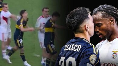 Boca Juniors - Benfica maçında sinirler gerildi! Kerem Aktüroğlu daha fazla dayanamadı, rakibini itti- Futbol