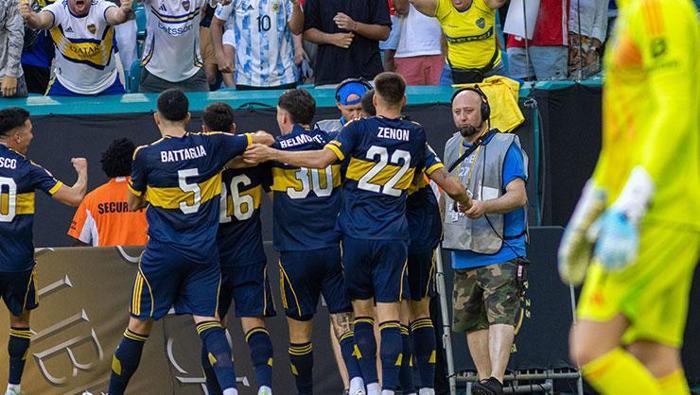Boca Juniors - Benfica maçında sinirler gerildi! Kerem Aktüroğlu daha fazla dayanamadı, rakibini itti 24 Boca Juniors - Benfica maçında sinirler gerildi! Kerem Aktüroğlu daha fazla dayanamadı, rakibini itti- Futbol