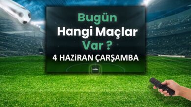 Bugünkü maçlar 4 Haziran Çarşamba 2025 | Bugün hangi maçlar var?- Futbol