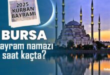 Bursa bayram namazı saat kaçta? | 2025 Diyanet Bursa Kurban Bayramı namaz saatleri- Diğer Haberler