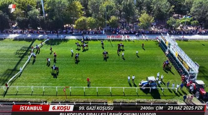 CANLI | 99. Gazi Koşusu 2025 heyecanı | İşte yarışın kazananı (TAY TV - Hipodrom.com yarış özeti) 26 CANLI | 99. Gazi Koşusu 2025 heyecanı | İşte yarışın kazananı (TAY TV - Hipodrom.com yarış özeti)- Diğer Sporlar