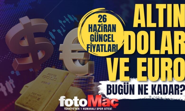 CANLI ALTIN FİYATLARI 26 Haziran: Gram, çeyrek altın ne kadar? Güncel altın ve Dolar kuru 12 CANLI ALTIN FİYATLARI 26 Haziran: Gram, çeyrek altın ne kadar? Güncel altın ve Dolar kuru- Diğer Haberler