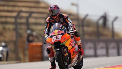Deniz Öncü Moto2 Hollanda yarışını tamamlayamadı- Futbol