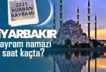 Diyarbakır bayram namazı saat kaçta? | 2025 Diyanet Diyarbakır Kurban Bayramı namaz saatleri- Oruç