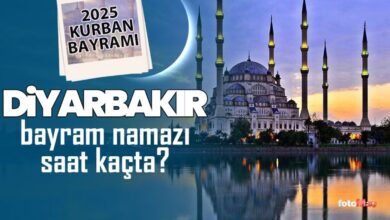 Diyarbakır bayram namazı saat kaçta? | 2025 Diyanet Diyarbakır Kurban Bayramı namaz saatleri- Diğer Haberler