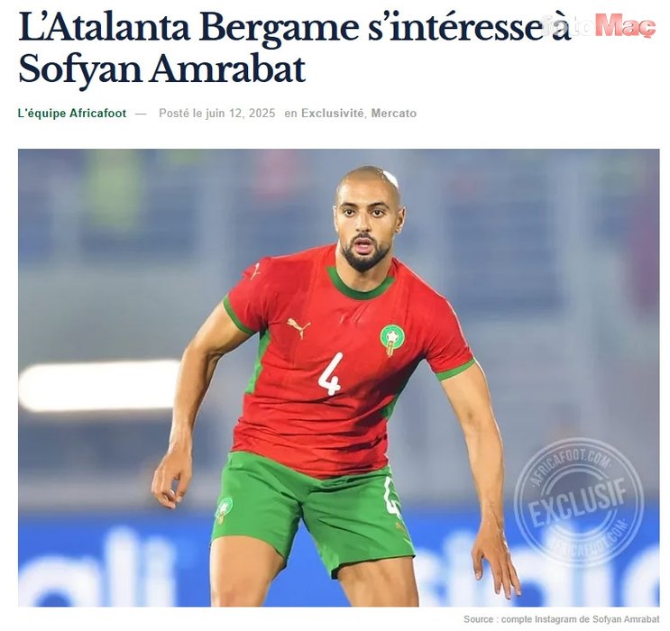 FENERBAHÇE TRANSFER HABERİ | Amrabat İtalya'ya geri dönüyor! Eski hocası iletişime geçecek- Fenerbahçe
