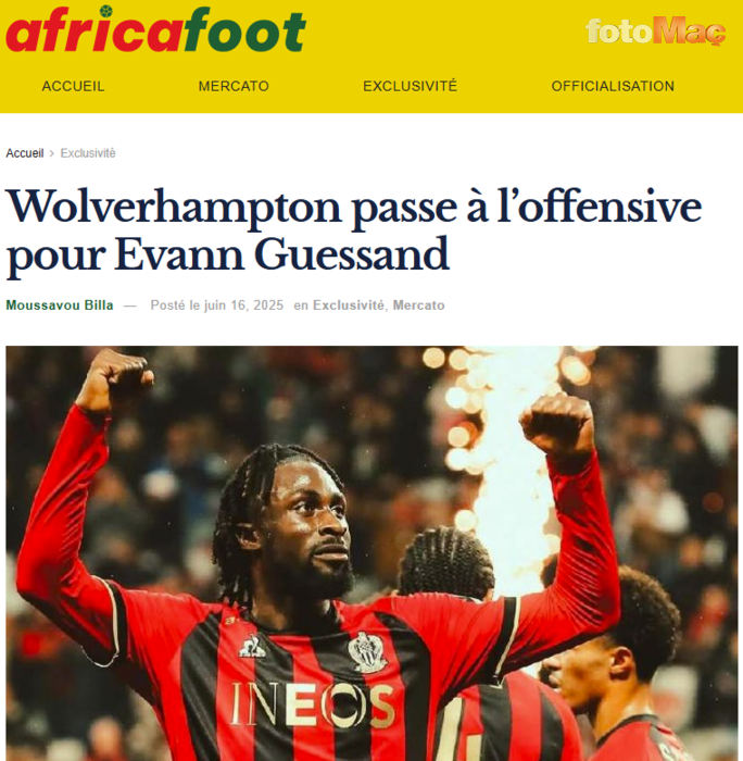 Fenerbahçe'de flaş Evann Guessand gelişmesi! Transferde rakip Vitor Pereira- Fenerbahçe