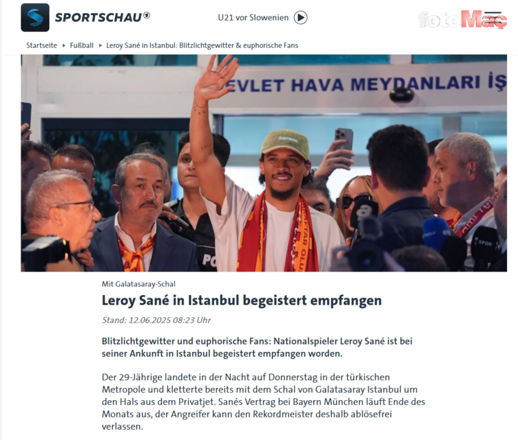 GALATASARAY TRANSFER HABERİ - Dünya Leroy Sane'nin transferini konuşuyor! İşte o manşetler- Futbol