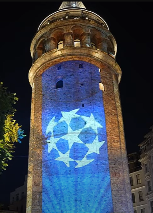 Galatasaray'dan Galata Kulesi'nde ışıklı gösteri!- Futbol