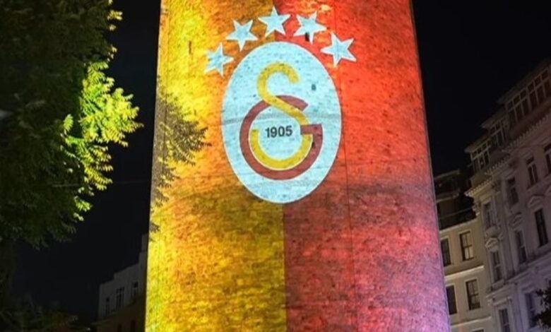 Galatasaray'dan Galata Kulesi'nde ışıklı gösteri! 13 Galatasaray'dan Galata Kulesi'nde ışıklı gösteri!- Futbol