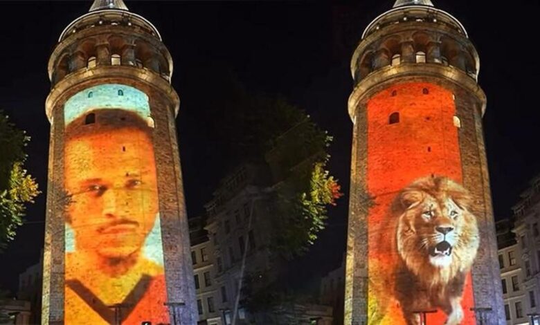 Galatasaray'dan Galata Kulesi'nde mapping şovu! 11 Galatasaray'dan Galata Kulesi'nde mapping şovu!- Futbol