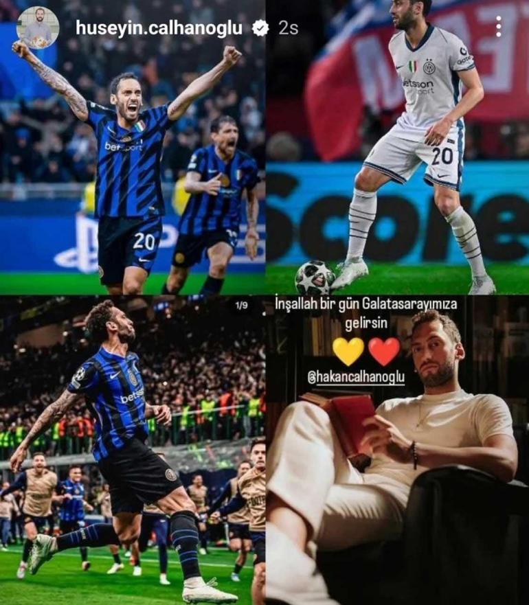 Hakan Çalhanoğlu'nun babasından olay Galatasaray paylaşımı! 'İnşallah bir gün...'- Futbol