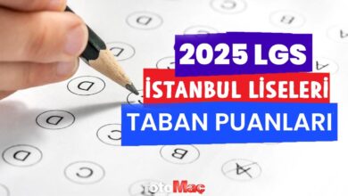 İstanbul lise taban puanları 2025 | Anadolu, Fen, Meslek, İmam Hatip Lisesi taban puanları ve yüzdeleri- Futbol