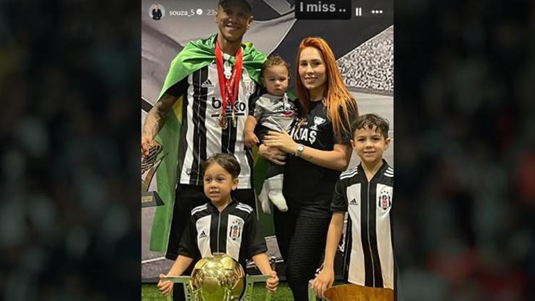Josef de Souza'dan Beşiktaş paylaşımı: Özledim- Futbol