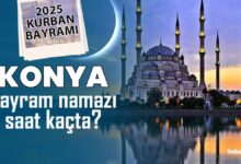 Konya bayram namazı saat kaçta? | 2025 Diyanet Konya Kurban Bayramı namaz saatleri- Diğer Haberler