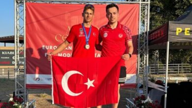 Milli pentatletler Arda ile Muhammed Emir, 17 yaş altında Avrupa 2'ncisi oldu- Fenerbahçe