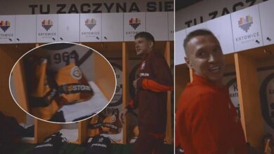 Milli takım kampında Frankowski'den Szymański'ye şampiyonluk göndermesi- Futbol