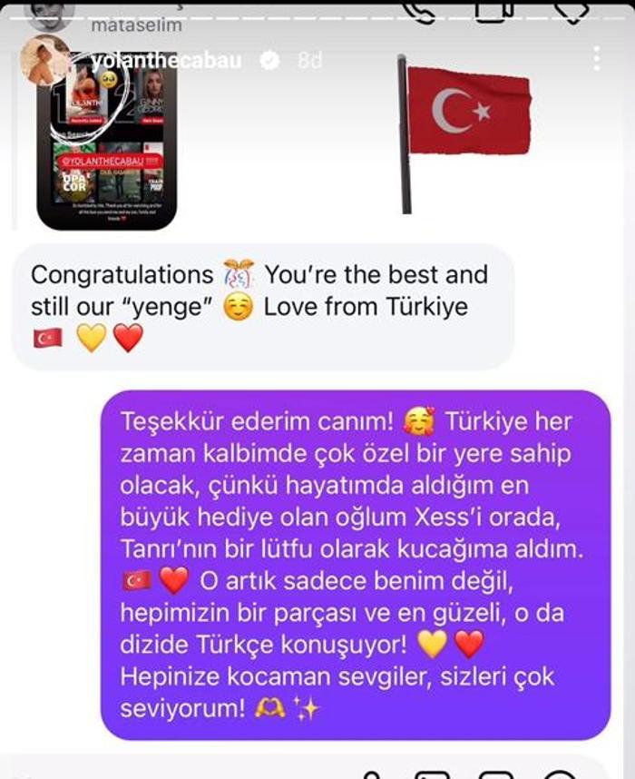 Sneijder'in eski eşi Yolanthe Cabau'dan Türkçe mesaj! Türkiye'yi unutmadı 22 Sneijder'in eski eşi Yolanthe Cabau'dan Türkçe mesaj! Türkiye'yi unutmadı- Futbol