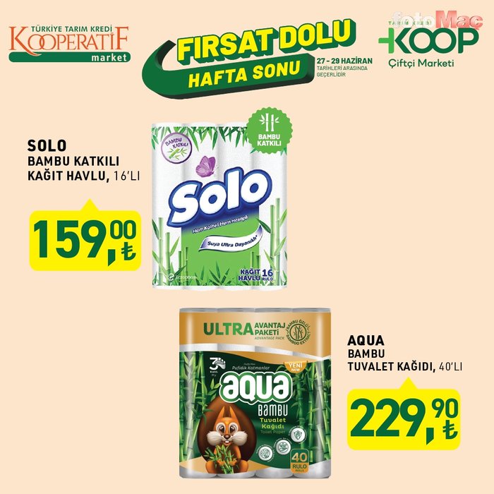 Tarım Kredi'de bu hafta sonu kaçırılmayacak indirimler | 27 - 29 Haziran fırsatları- Diğer Haberler