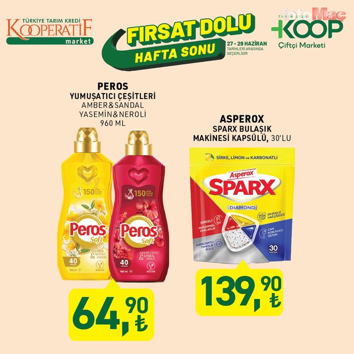Tarım Kredi'de bu hafta sonu kaçırılmayacak indirimler | 27 - 29 Haziran fırsatları- Diğer Haberler