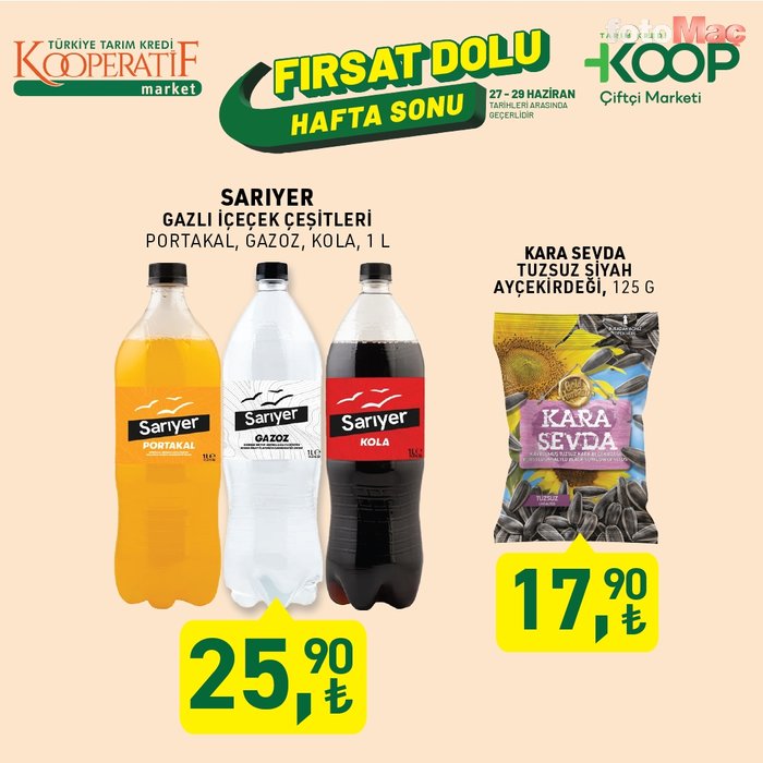 Tarım Kredi'de bu hafta sonu kaçırılmayacak indirimler | 27 - 29 Haziran fırsatları- Diğer Haberler